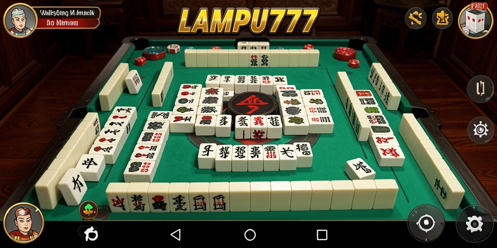 Screenshot gameplay LAMPU777 yang menunjukkan keseruan permainan Mahjong.